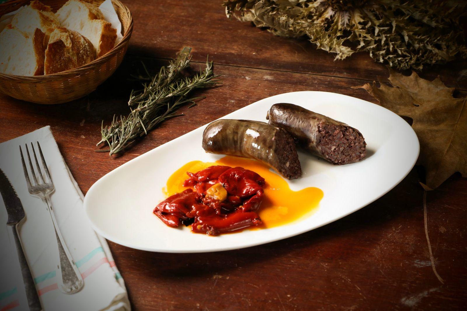 Morcilla con Manzana y Cebolla Caramelizada