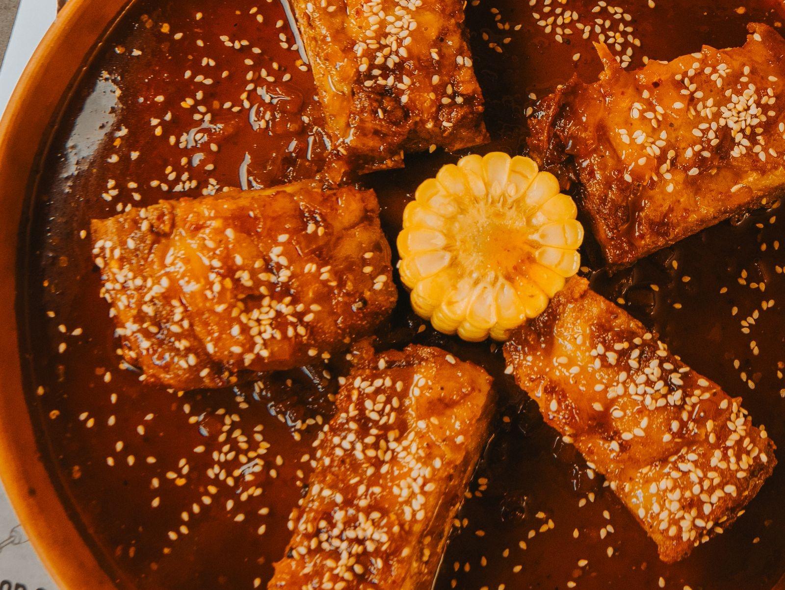 Costillas de Cerdo Glaseadas a la Miel y Mostaza